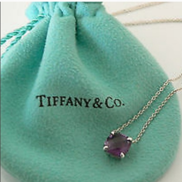 Tiffany & Co. Jewelry - Tiffany & Co. Sterling Silver Amethyst Pendant